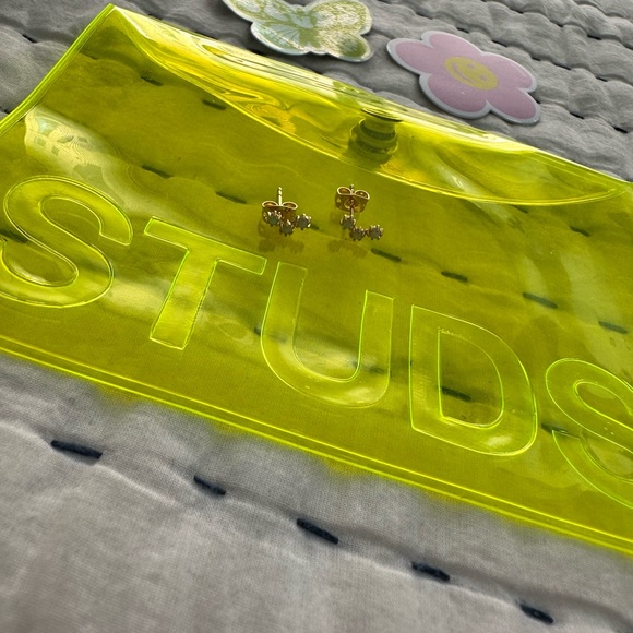 Opal Cluster Studs - Picture 3 of 4